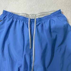 Nike Fit Dry Mens XL Blue Running Shorts 5 Inch Inseam Mesh Lined Athletic Gym